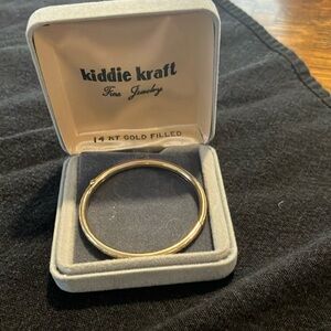 Gold Classic Slip-On little girls bracelet